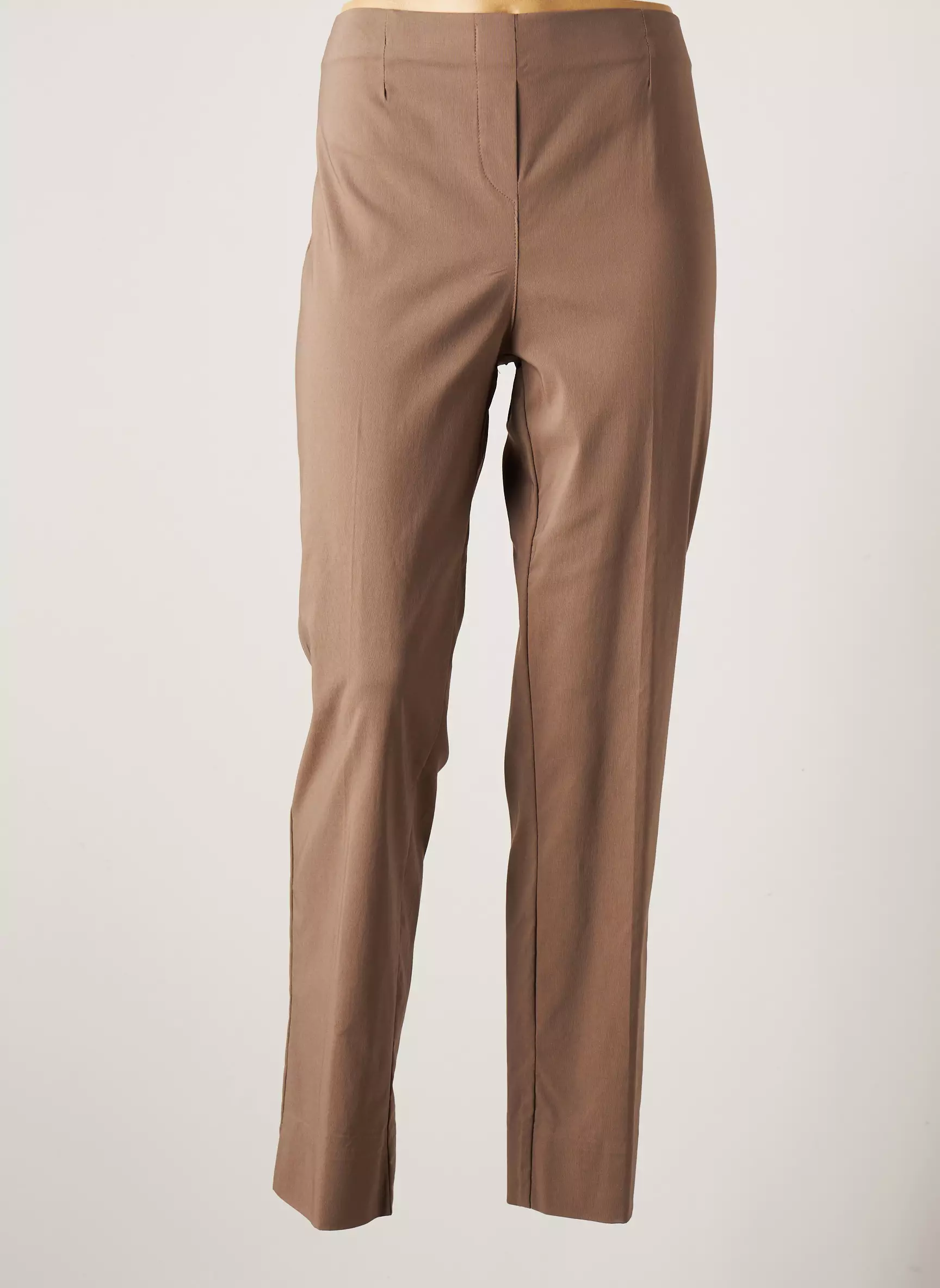 Mode De Paris Pantalon7 8 Femme couleur marron