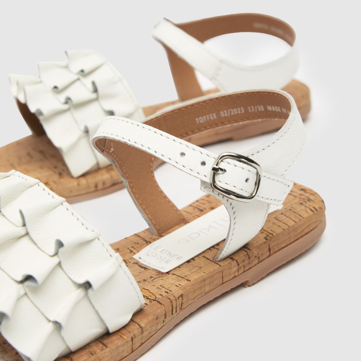 Schuh vita toffee volangsandaler för flickor