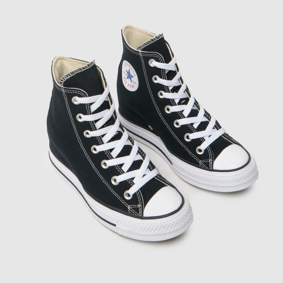Converse All Star Classic Wedge cipők fekete színben