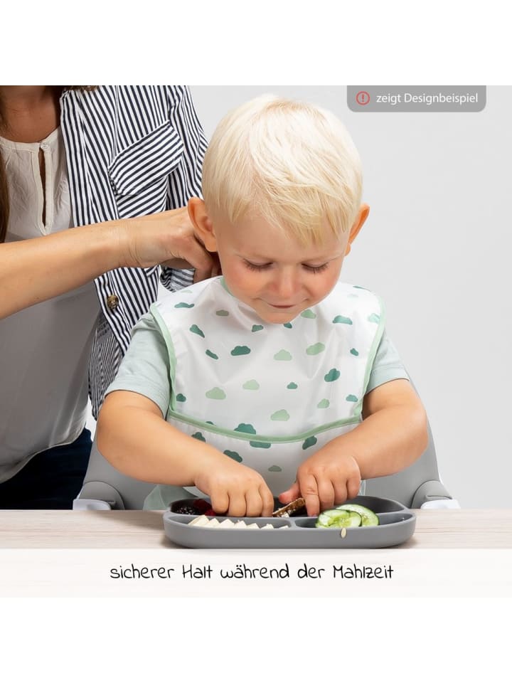 MiaMia Lätzchen 5er Pack mit Klettverschluss - Grün in gruen günstig kaufen onesize