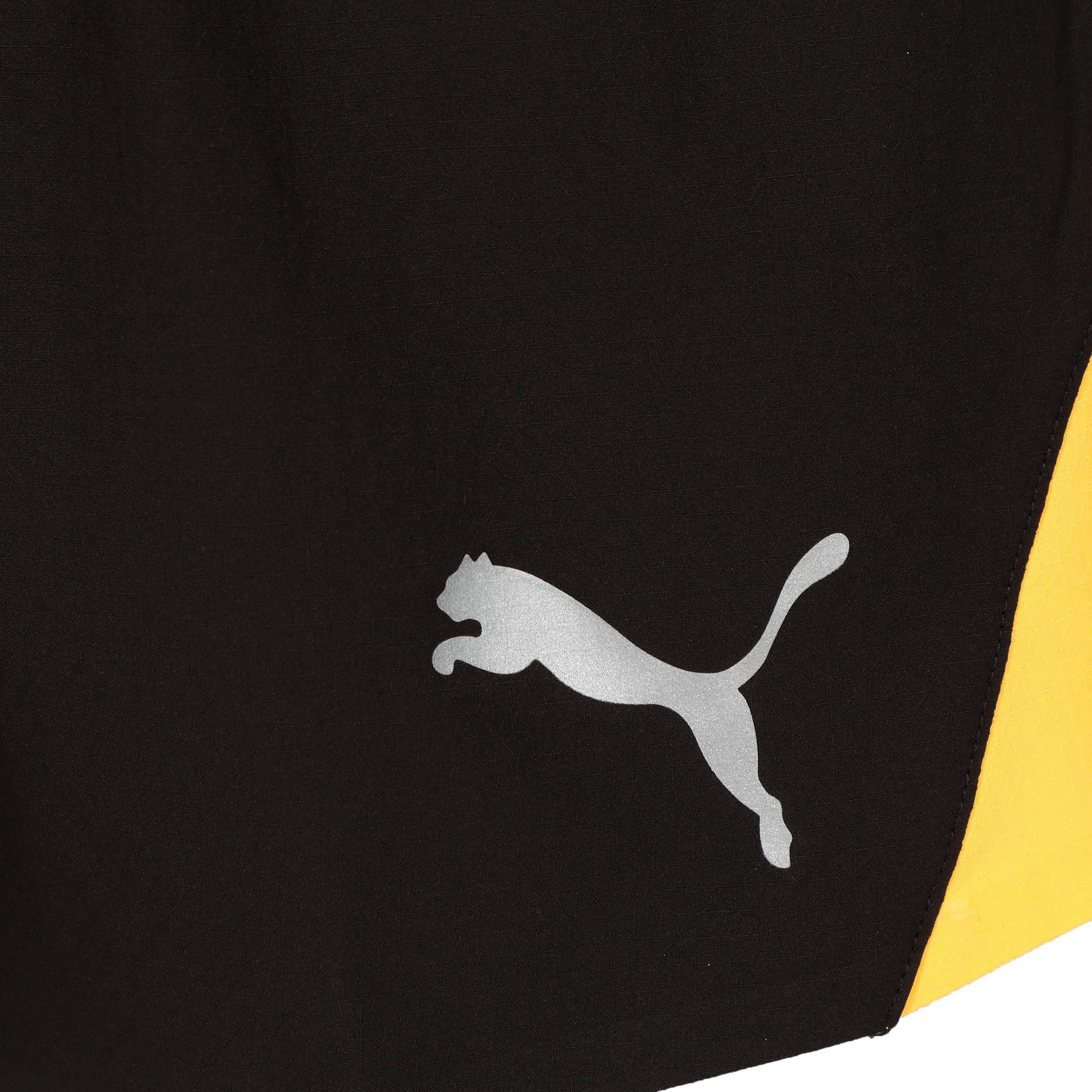 Run Ultraweave Velocity 3in Split Laufshorts Herren - Schwarz, Gelb