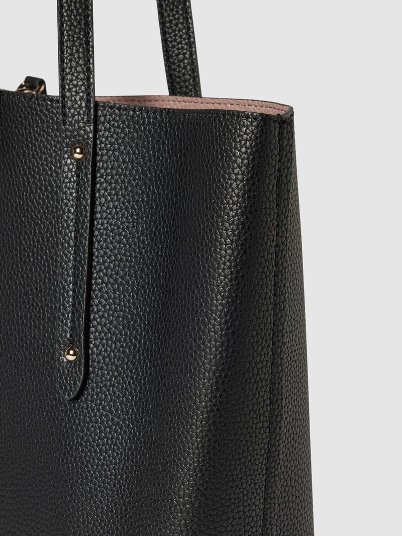 Shopper mit Strukturmuster Modell 'ECO BRENTON' in schwarz