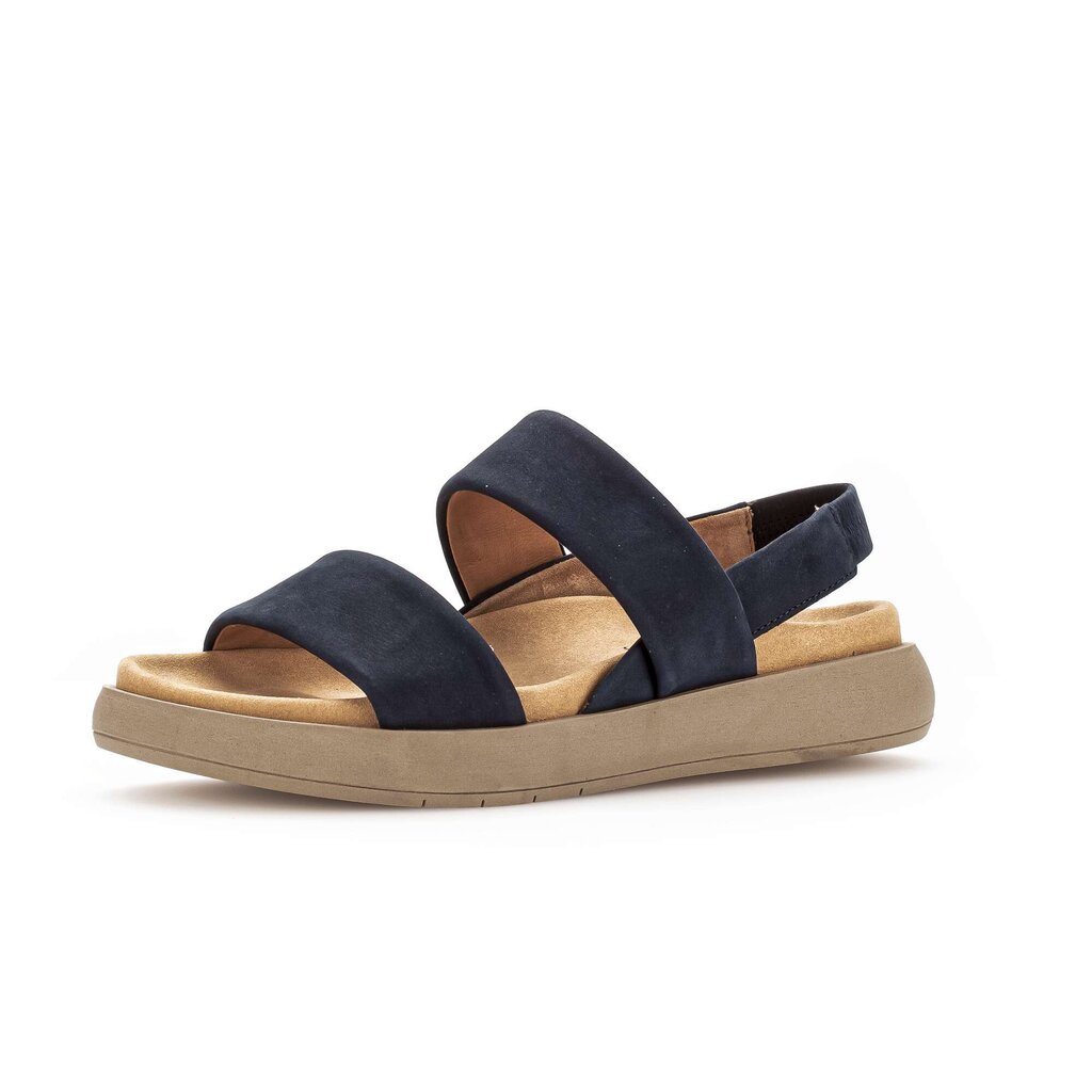 Gabor fashion Plateau Sandale blau