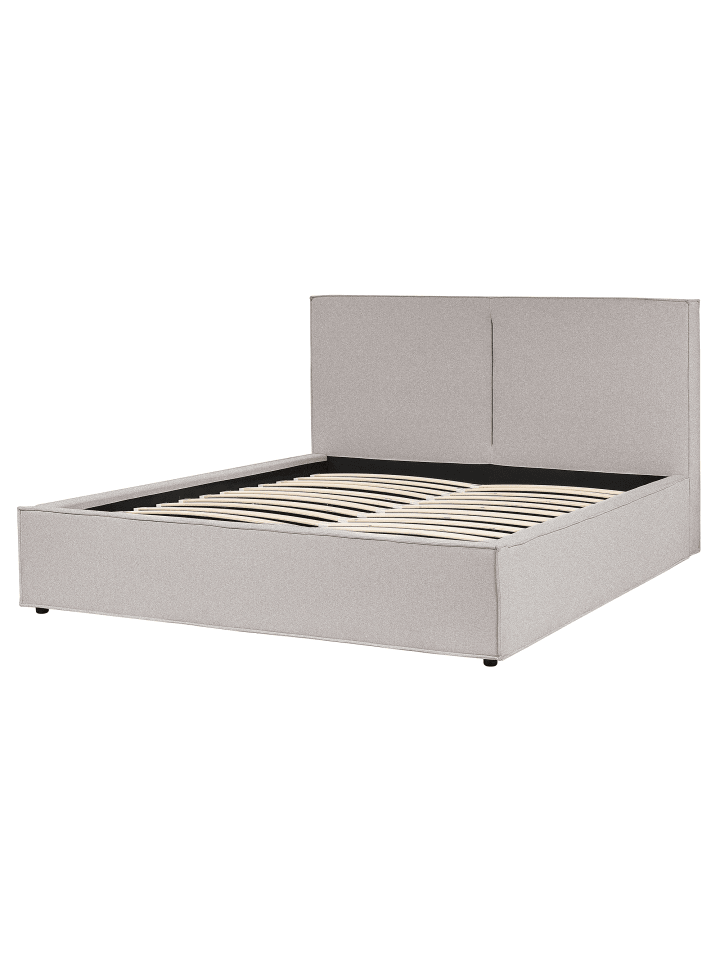 Beliani Doppelbett MOISSAC in Grau/Schwarz - (W) 177 x (H) 108 x (L) 224 cm günstig kaufen onesize