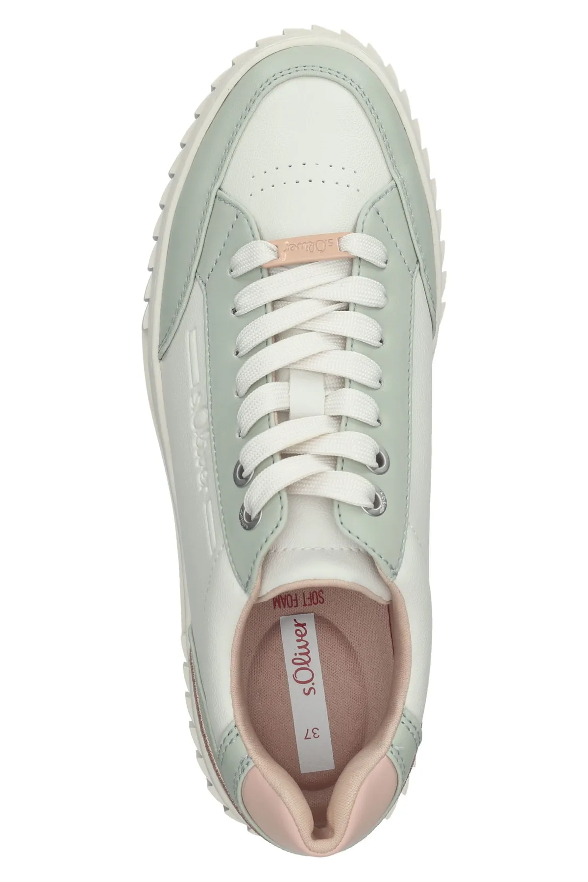 s.Oliver  Sneaker - Grün - Flacher Absatz