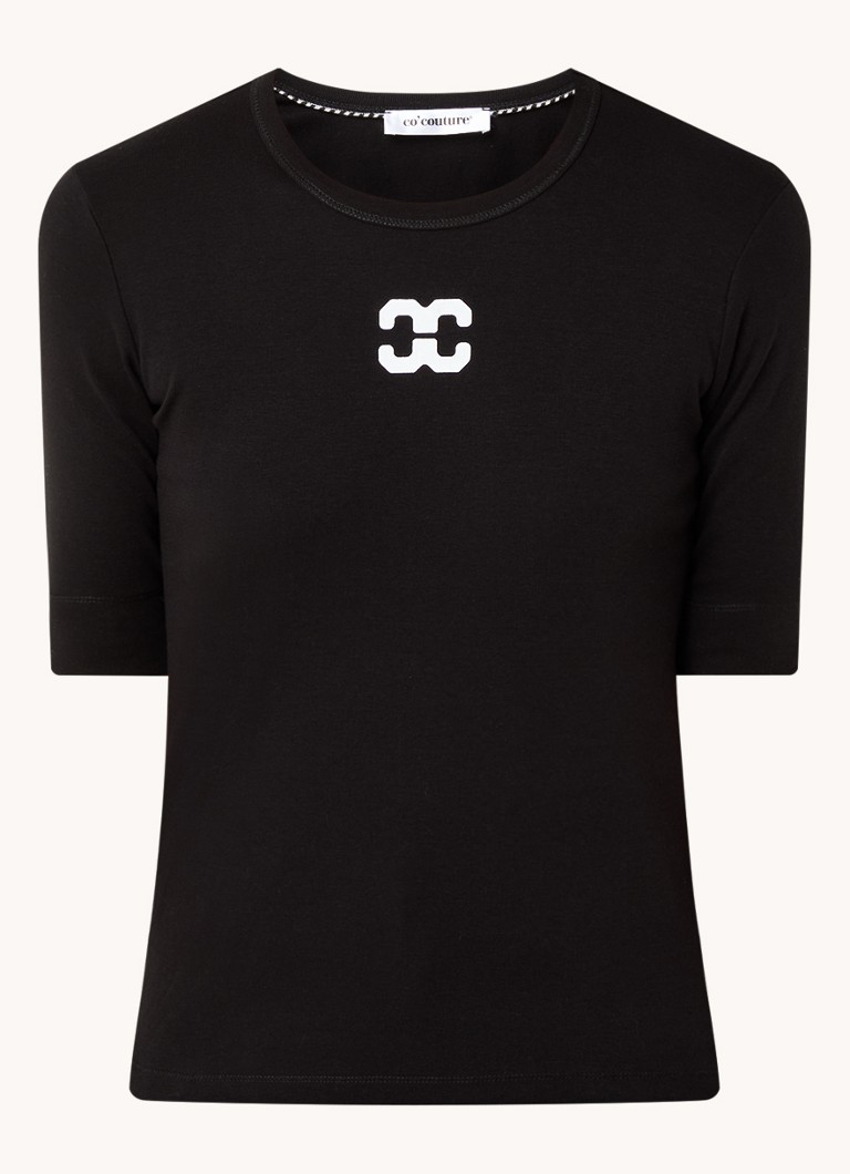 Co'Couture organic cotton T-shirt with logo print