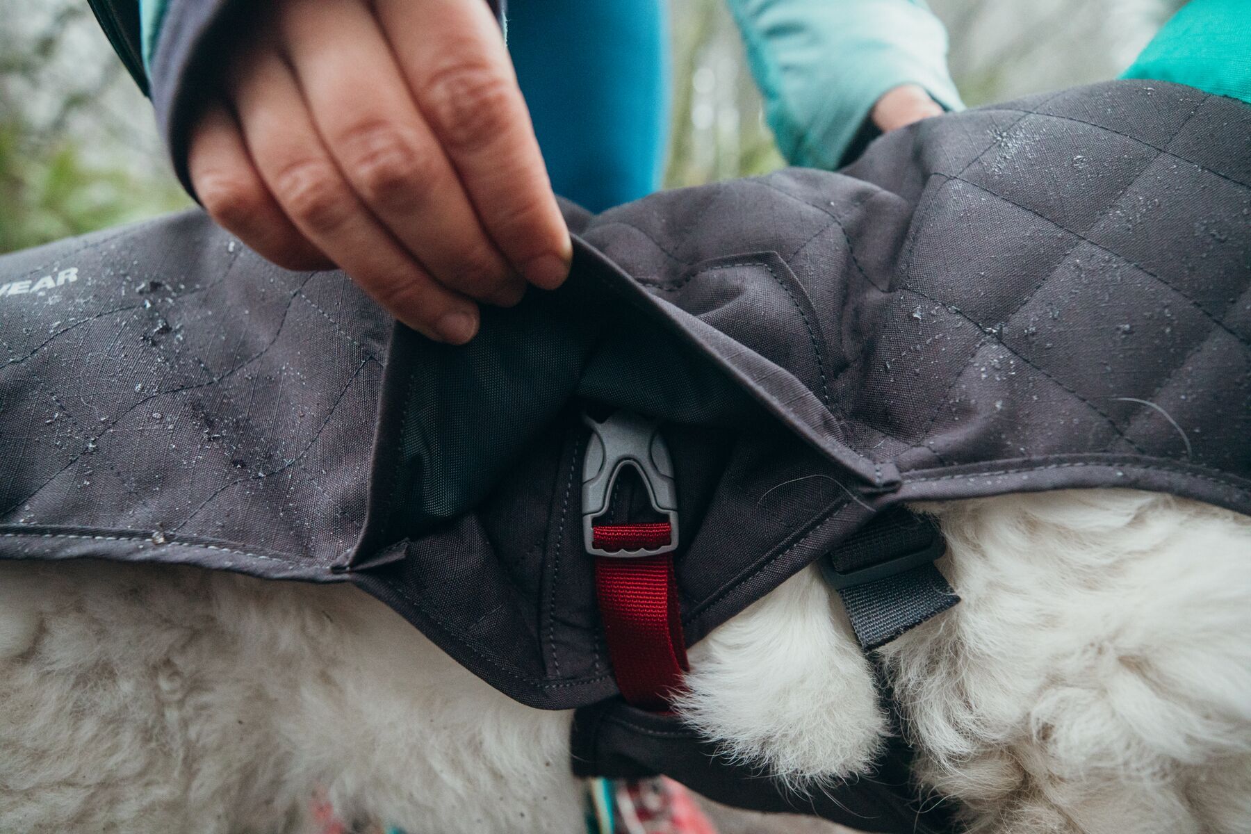 Ruffwear Hundemäntel Ruffwear Stumptown™ Hundejacke grau/ schwarz L