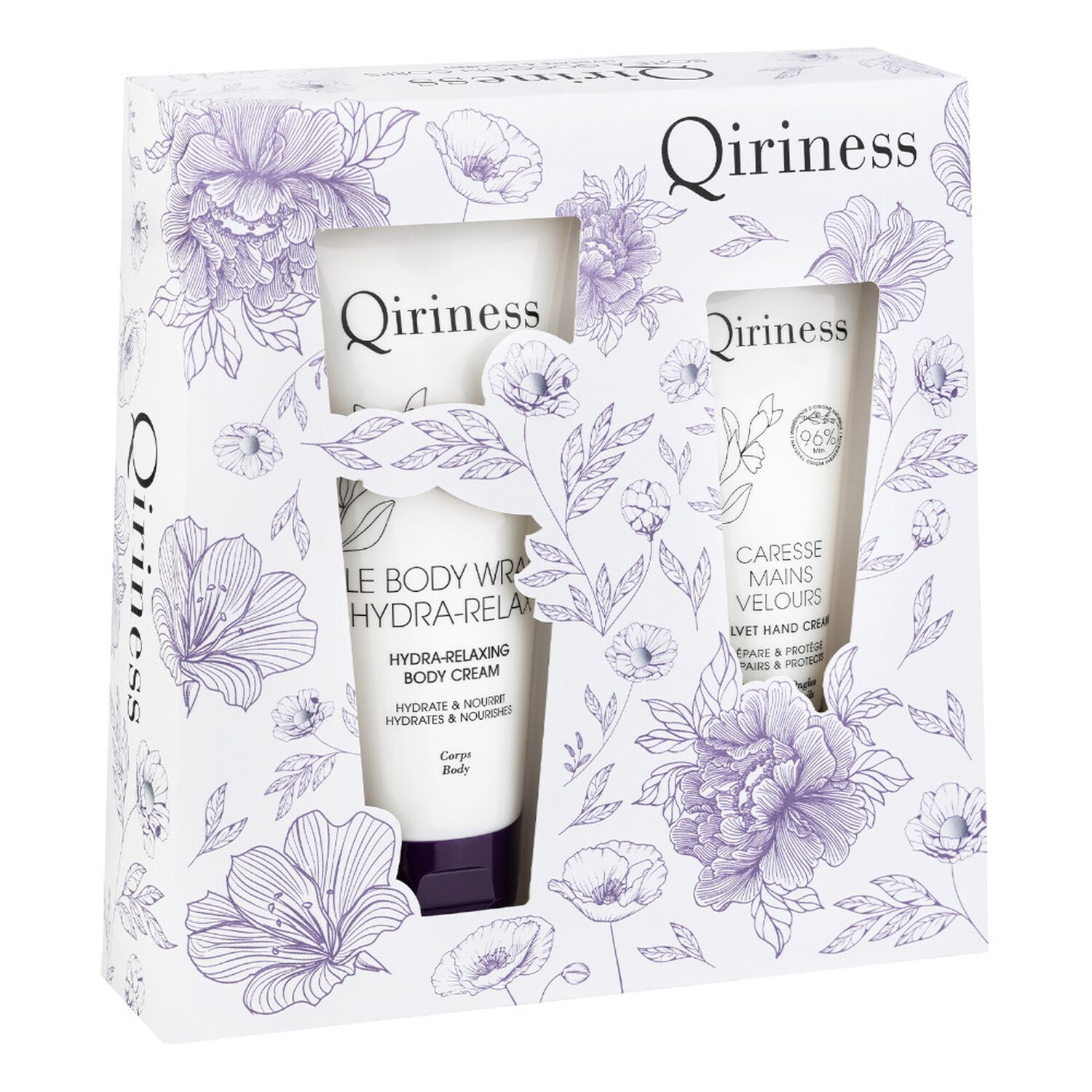 Qiriness Boite à Qocoon Corps Coffret Hydrate & Nourrit - 2 Produits