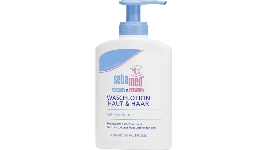 Sebamed Baby & Kind Waschlotion mit Spender 200 ml