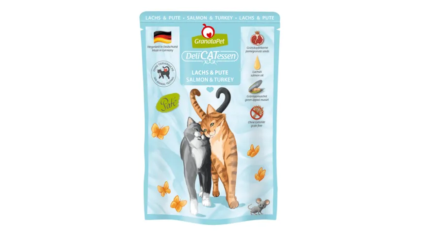 GranataPet Katzennassfutter Lachs & Pute 85 g