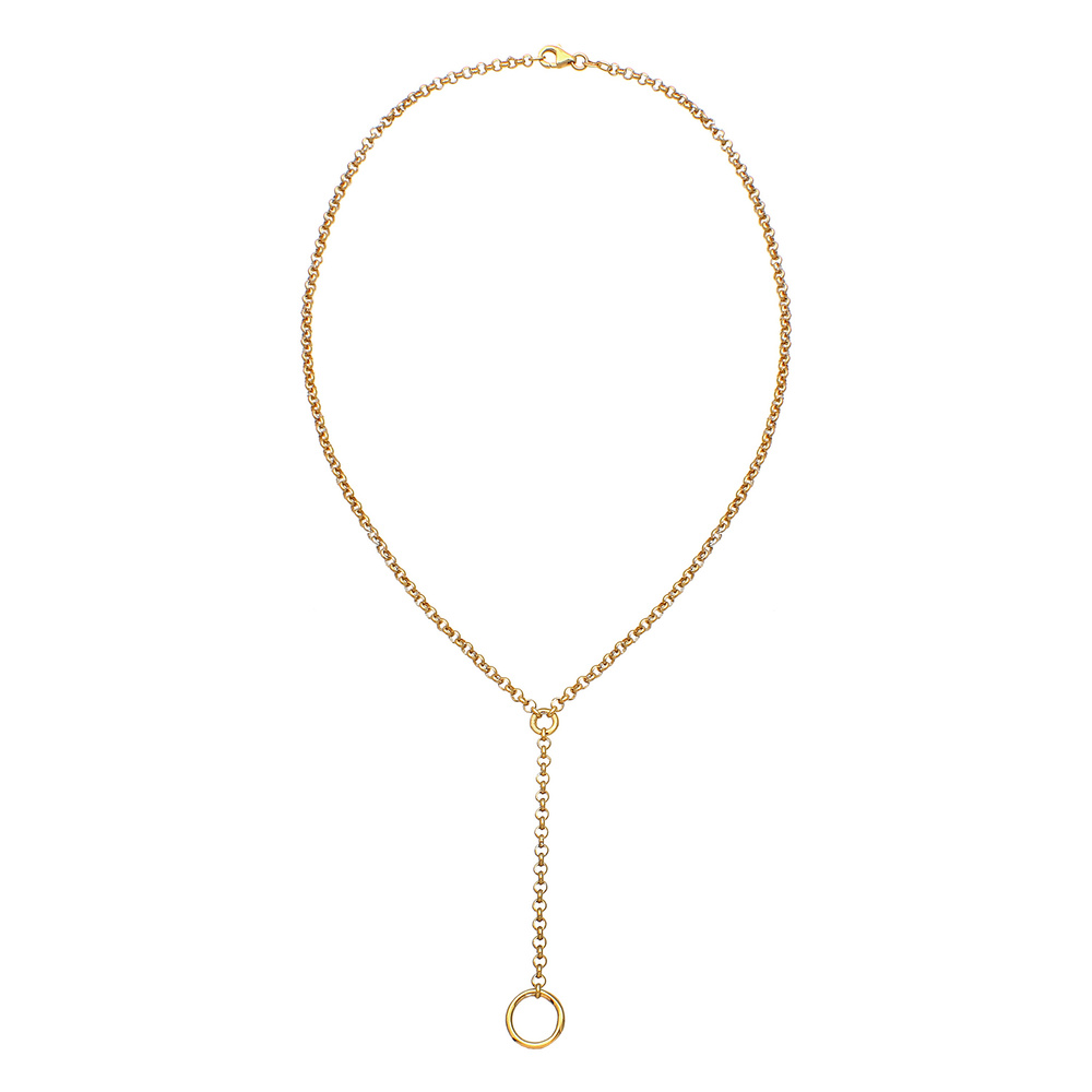 Elli Elli Collier Choker Cercle Découpe Basic Minimal Trend Collier Femme - (925/1000) collier