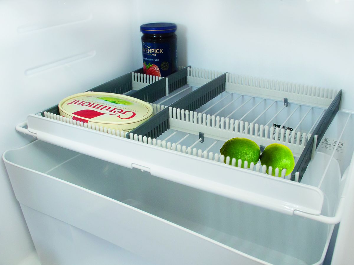 Purvario Kühlschrank Organizer - Grey