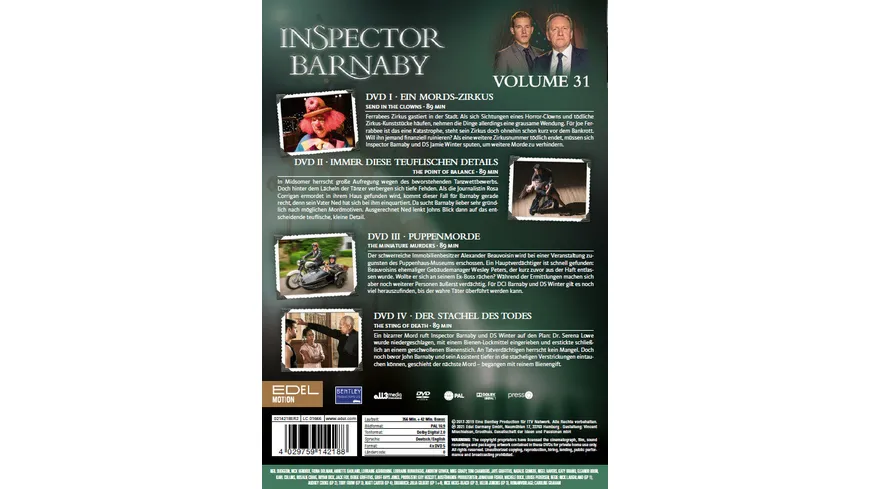 Inspector Barnaby Vol. 31  [4 DVDs]