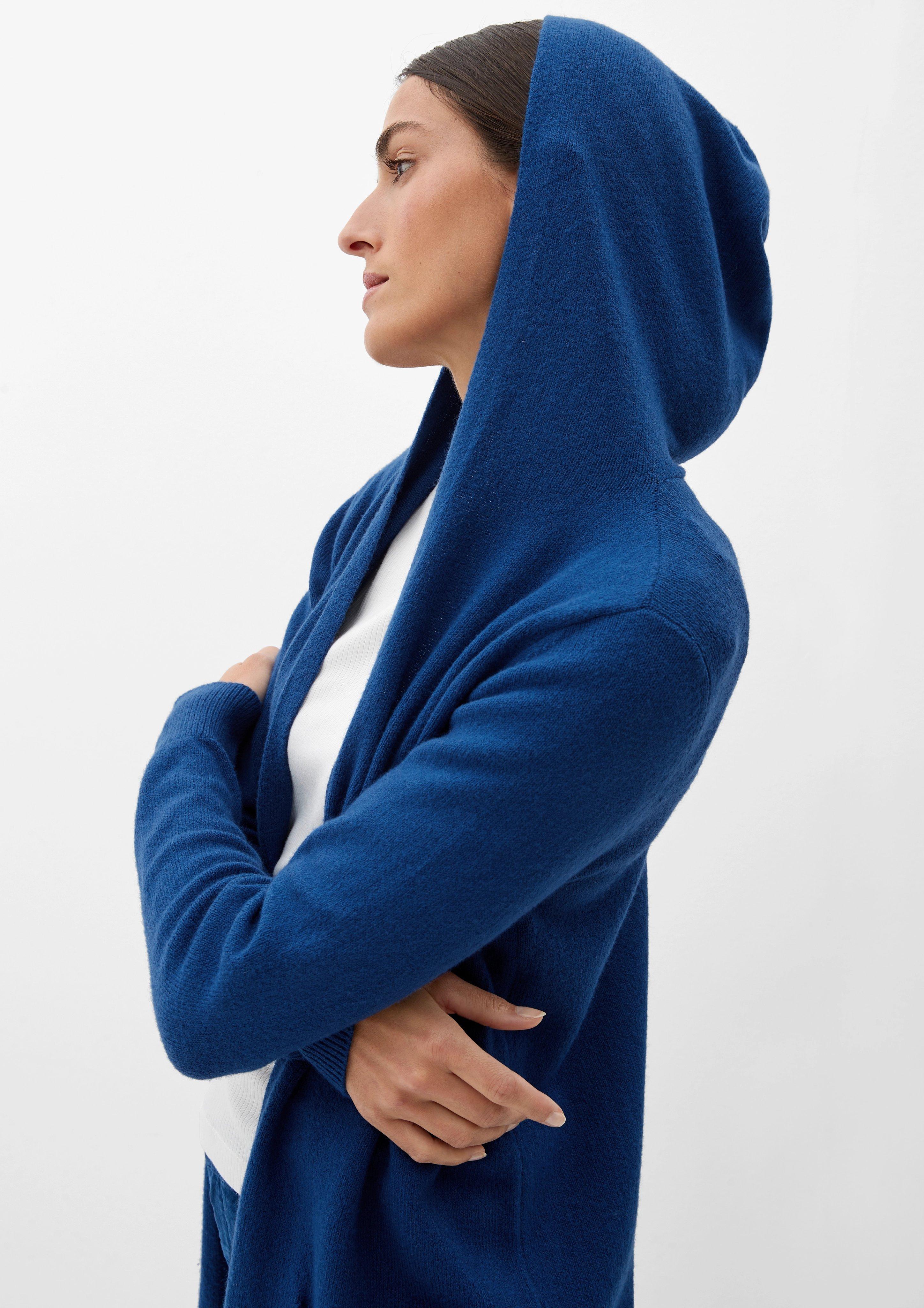 Langer Cardigan mit Kapuze  2125621-5659