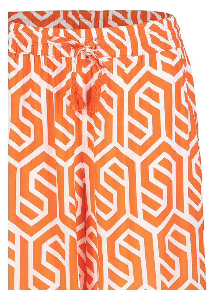 Sublevel Hose in Weiß/ Orange günstig kaufen