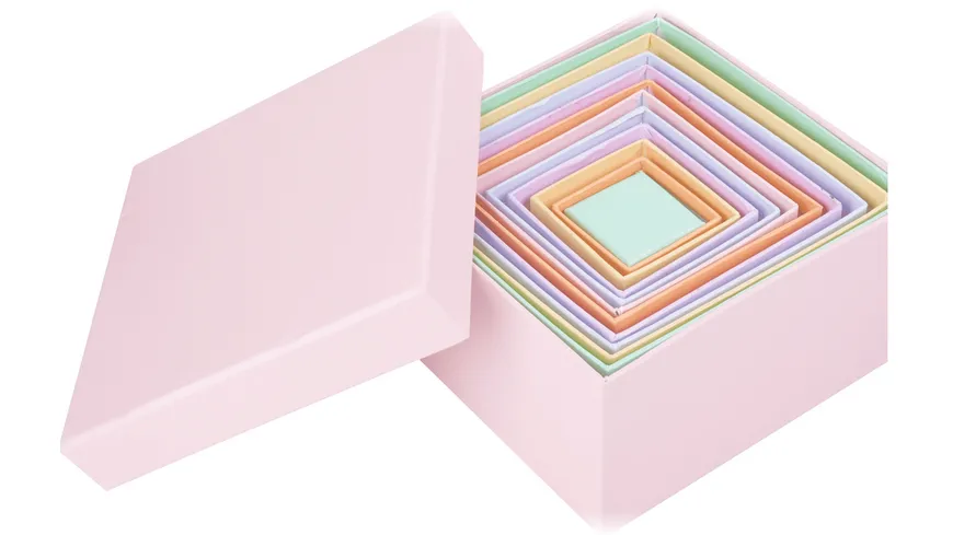 folia Pappboxen pastell in 12 Grössen