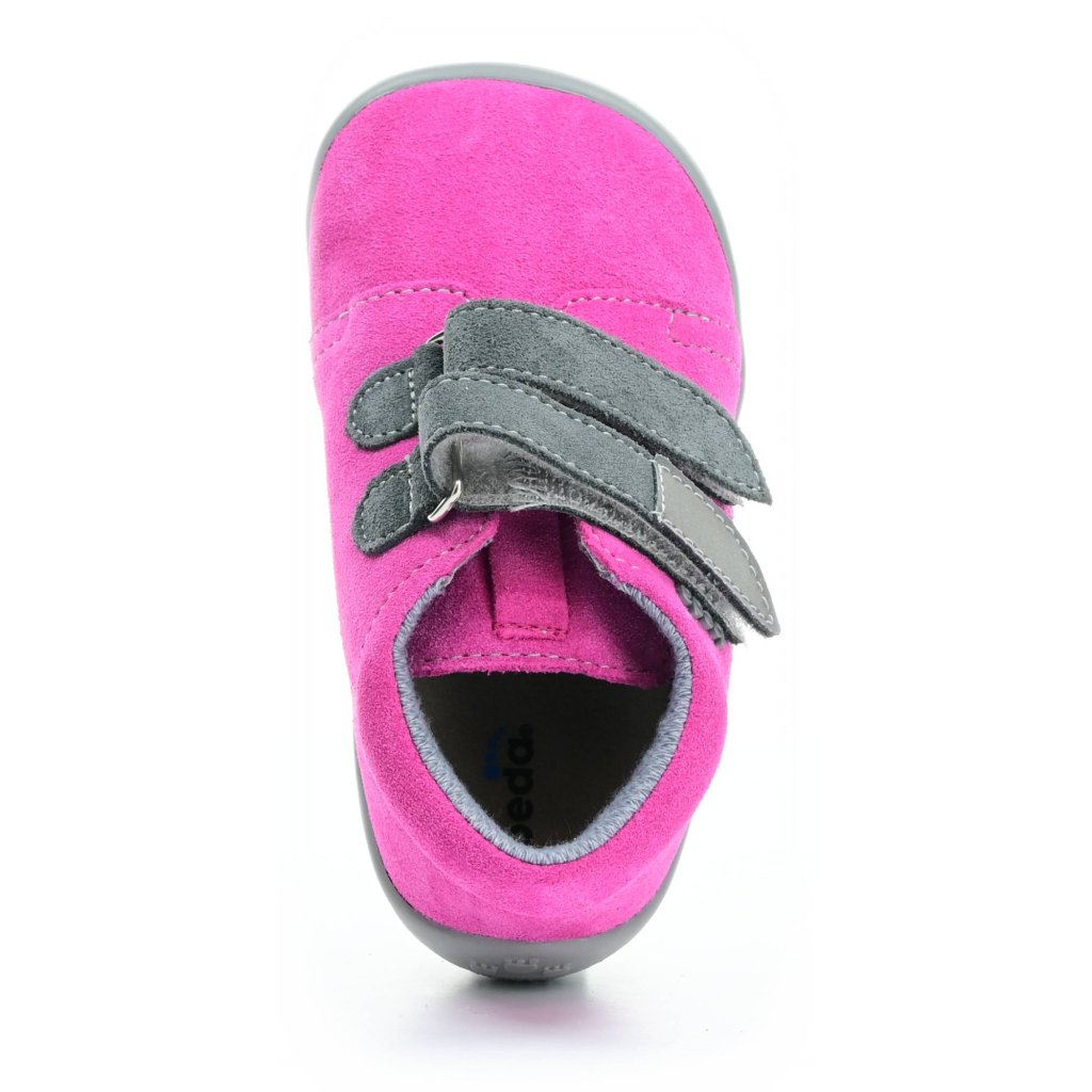 Beda Rebecca mit Membran (BF 0001/W/M/FW) dunkelrosa Barfuß-Stiefeletten