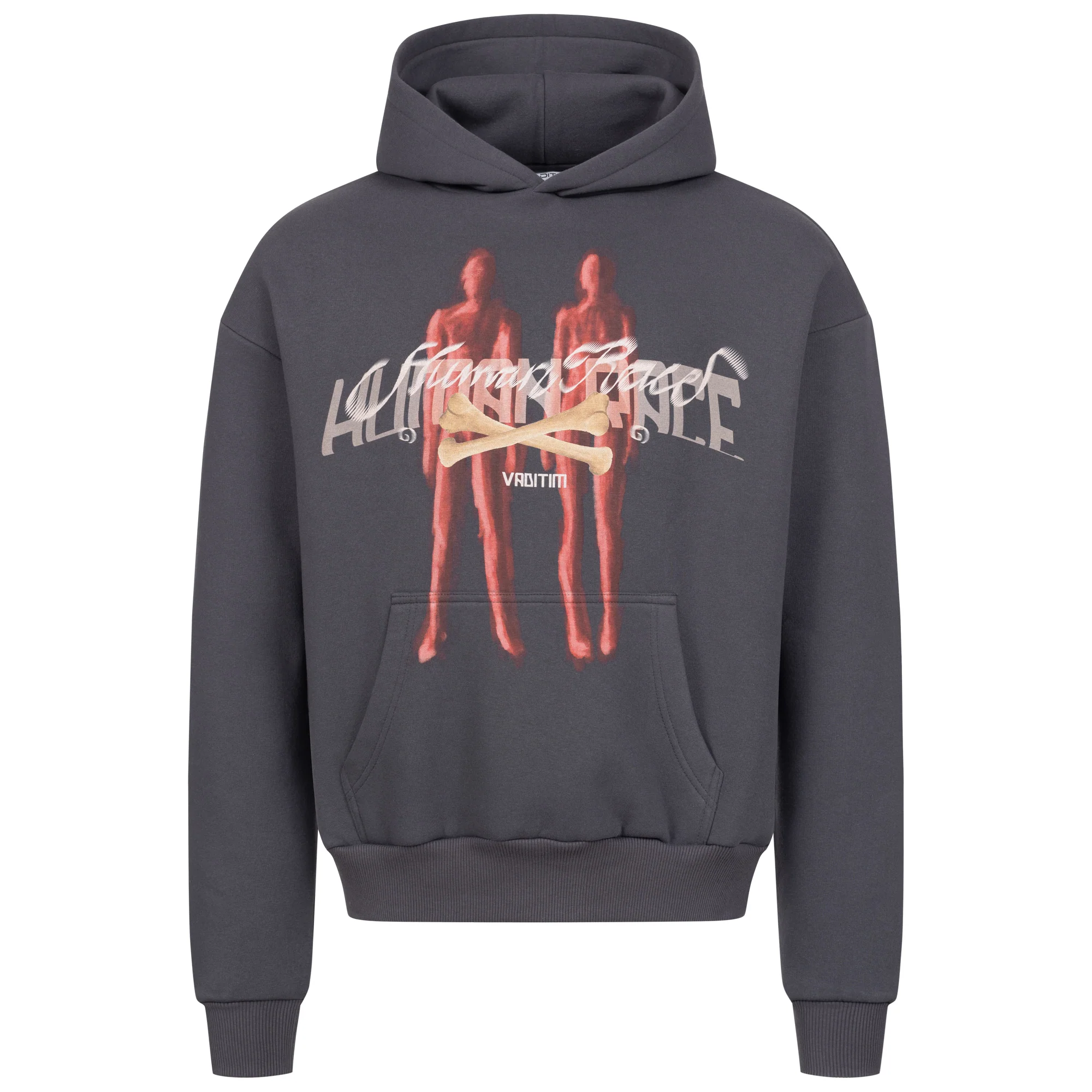 Phantom Siblings Red Washed Hoodie