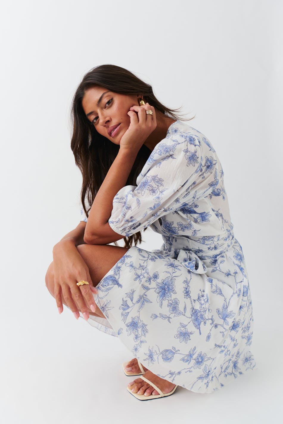 Mini wrap dress