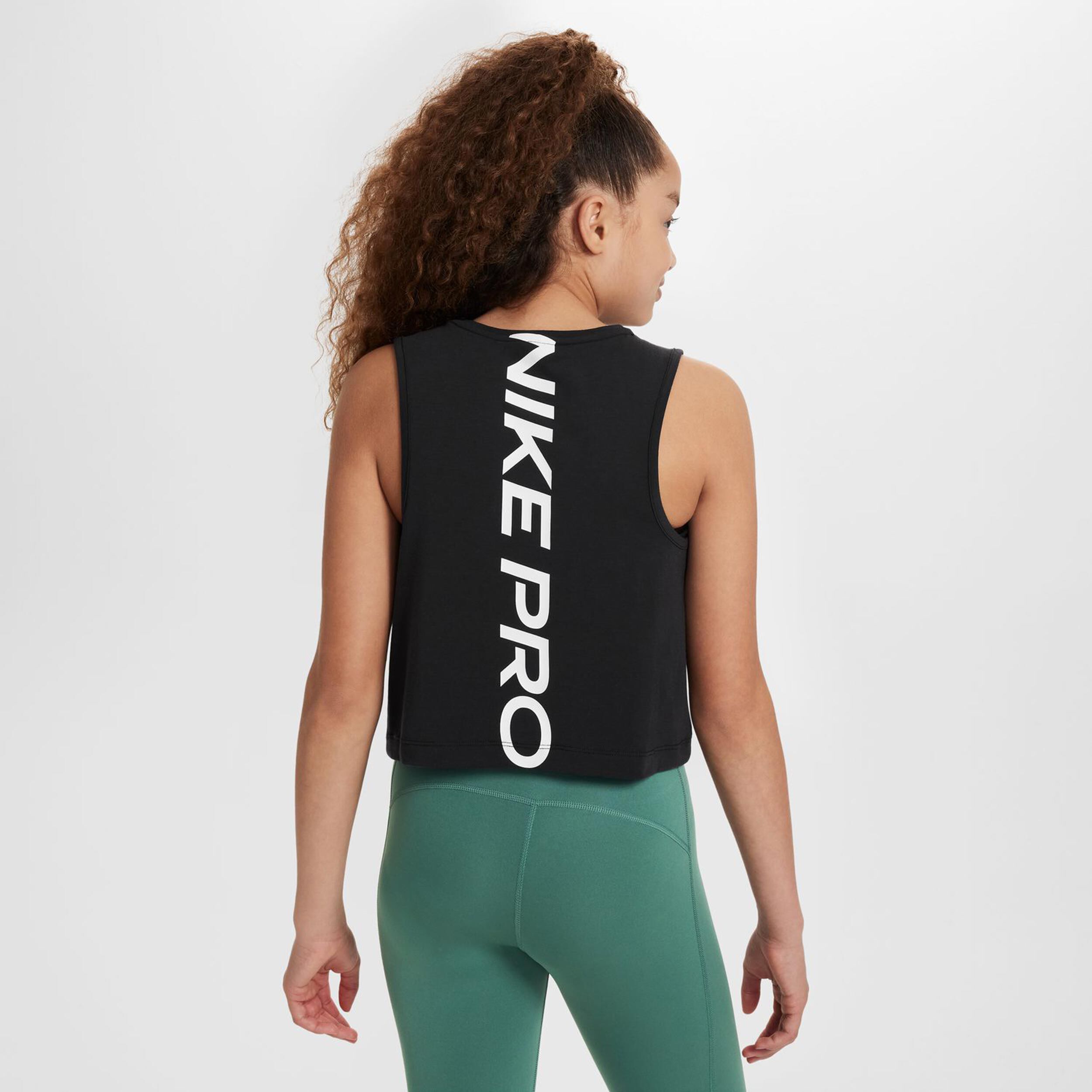 Dri-Fit Pro Big Kids Tank-Top Mädchen - Schwarz, Weiß
