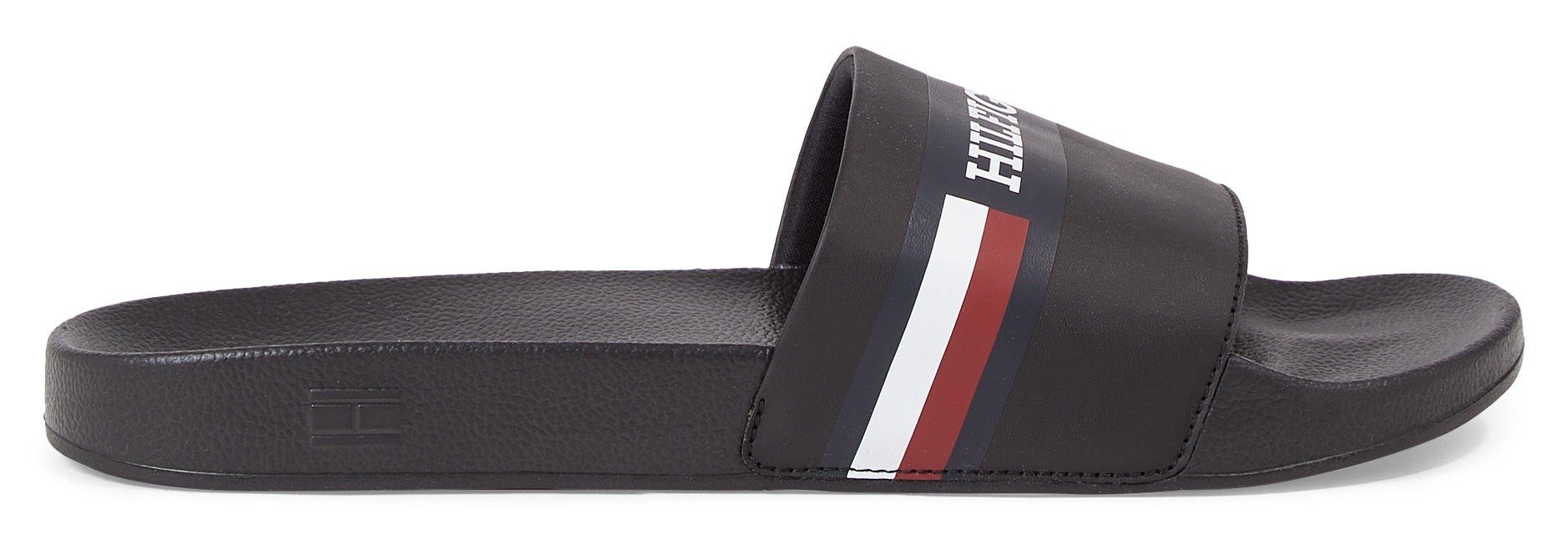 Tommy Hilfiger CORPORATE HILFIGER POOL SLIDE Pantolette mit breiter Bandage