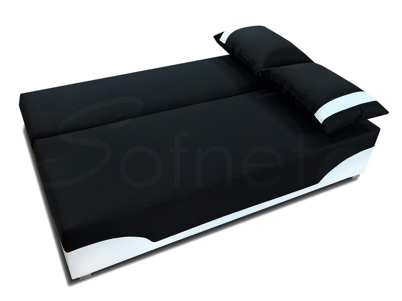 Sofnet Schlafsofa Dario, mit Schlaffunktion und Bettkasten, Bettsofa, Couch, Sofagarnitur