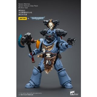 Warhammer 40k Actionfigur 1/18 Space Marines Space Wolves Claw Pack Brother Olaf 12 cm
