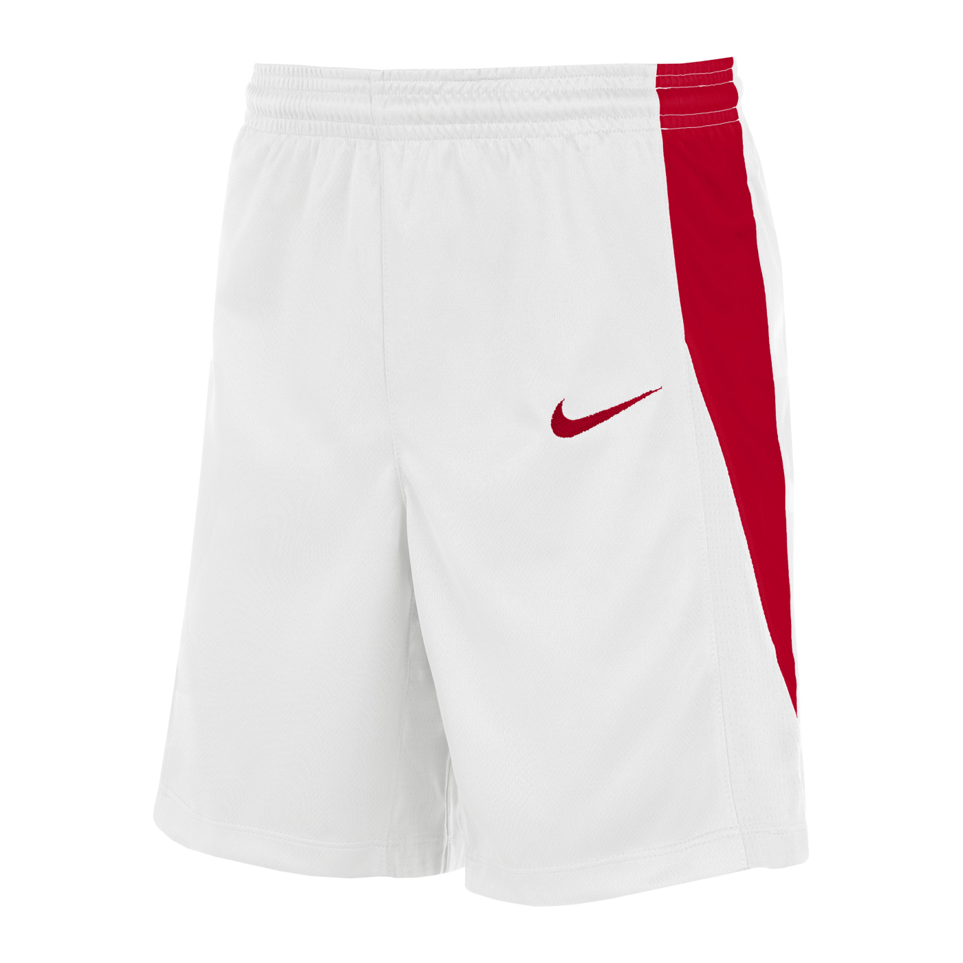 Nike Team Basketball Stock Short Weiss Rot F103
