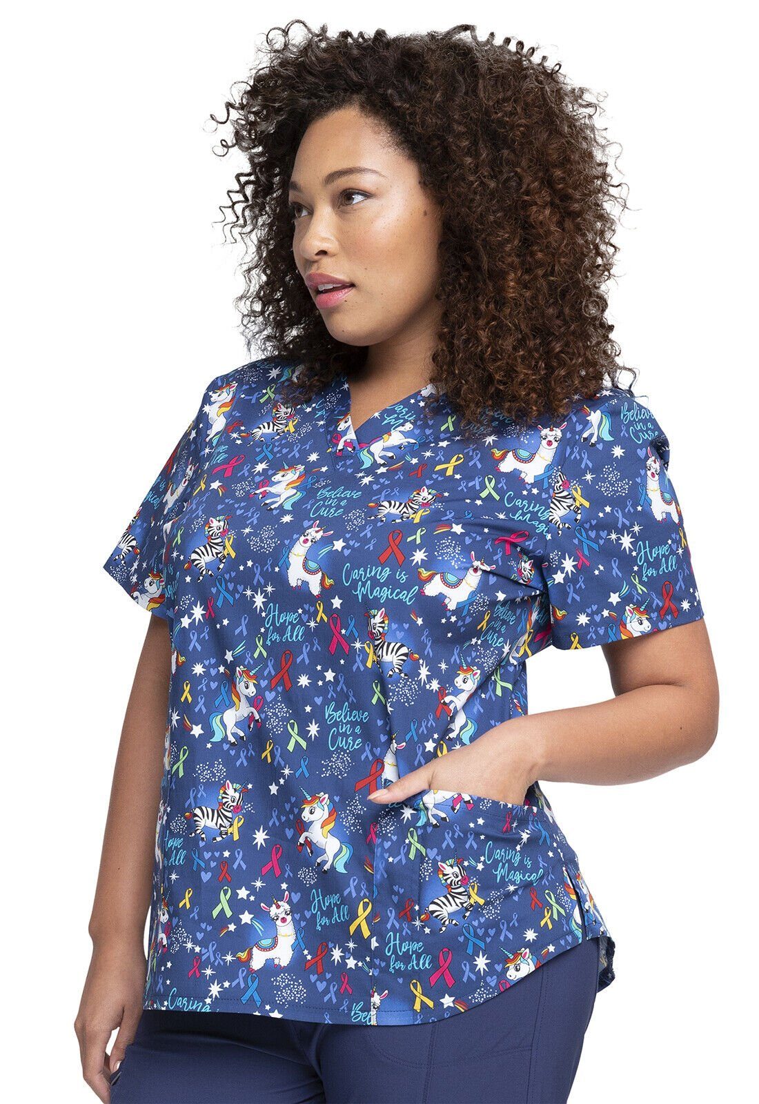 Cherokee Funktionsbluse Bunt bedruckter Damen Kasack 