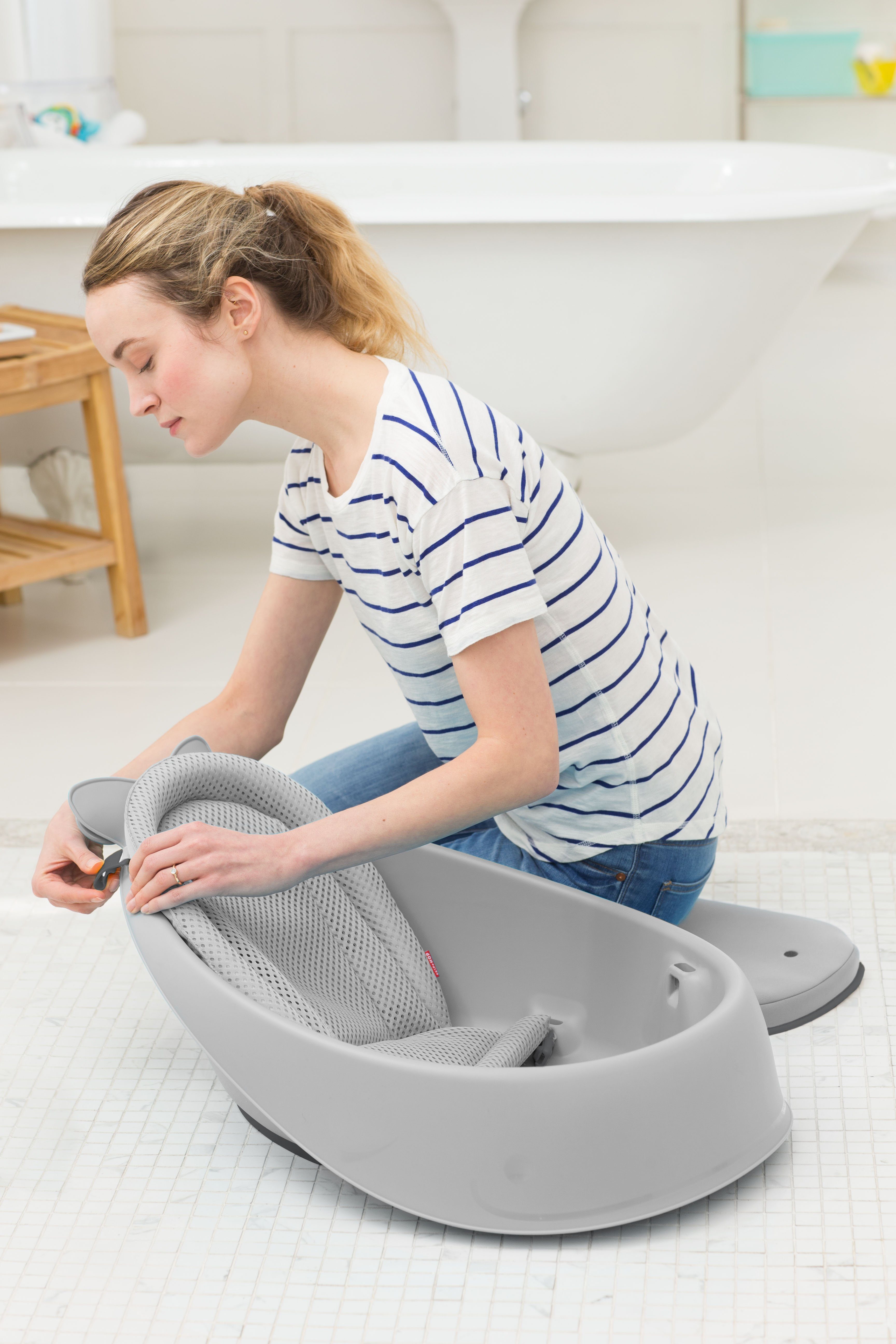 Skip Hop Babybadewanne Moby, grau