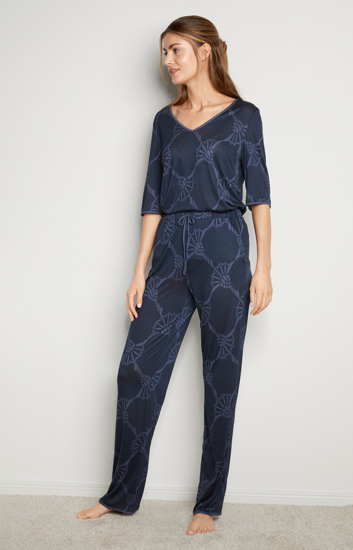 Loungewear Hose in Midnight-Blau