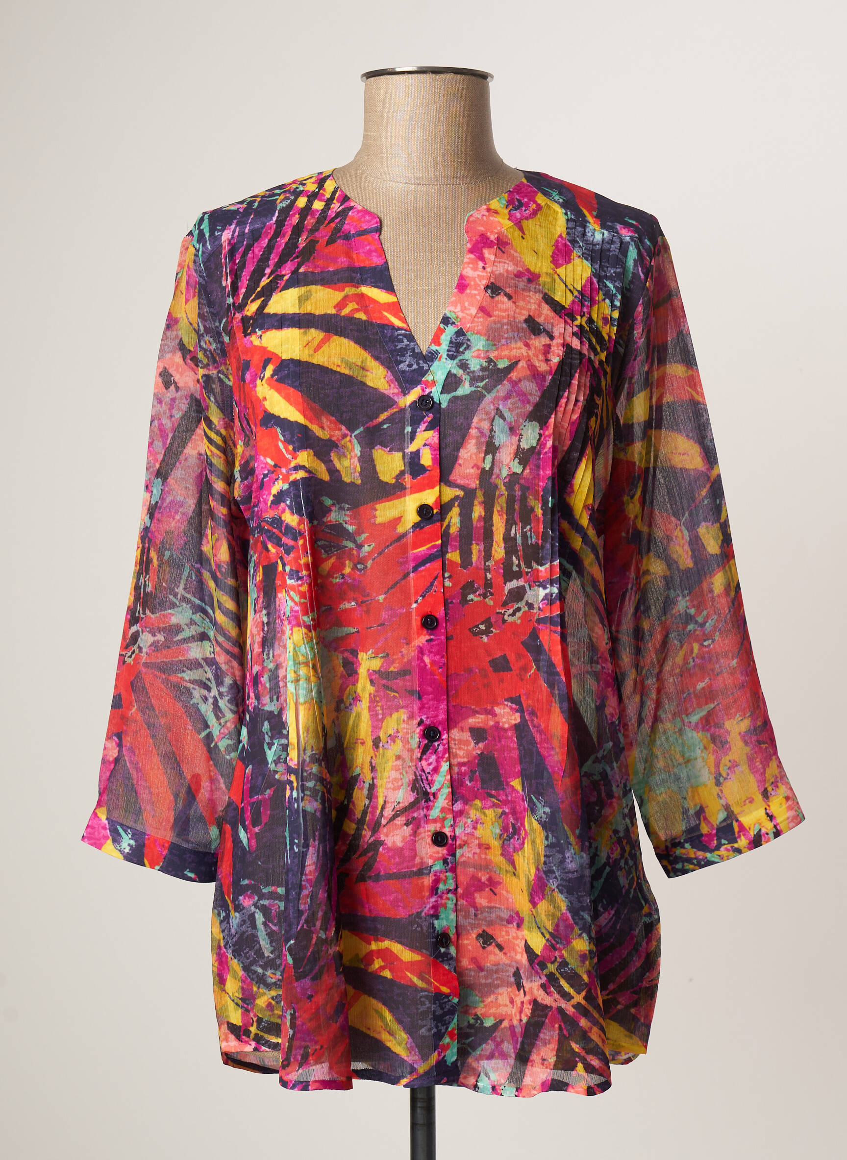Julie Guerlande Tuniquemanchelongue Femme couleur violet