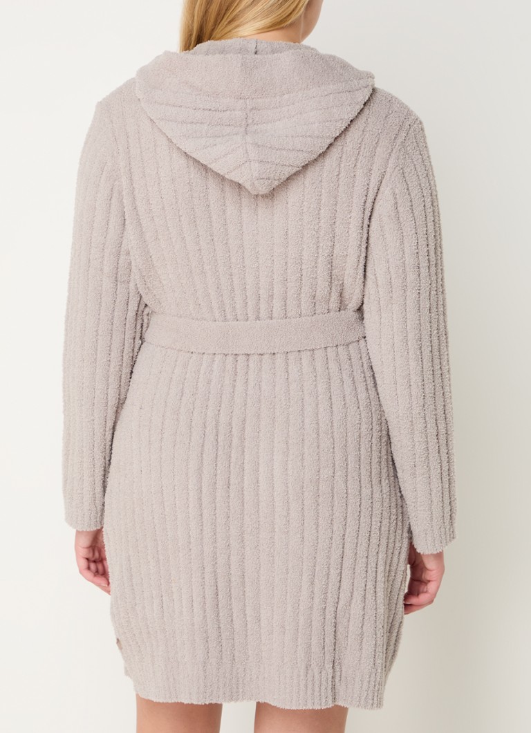 UGG Amari bathrobe with ribbed texture and hood