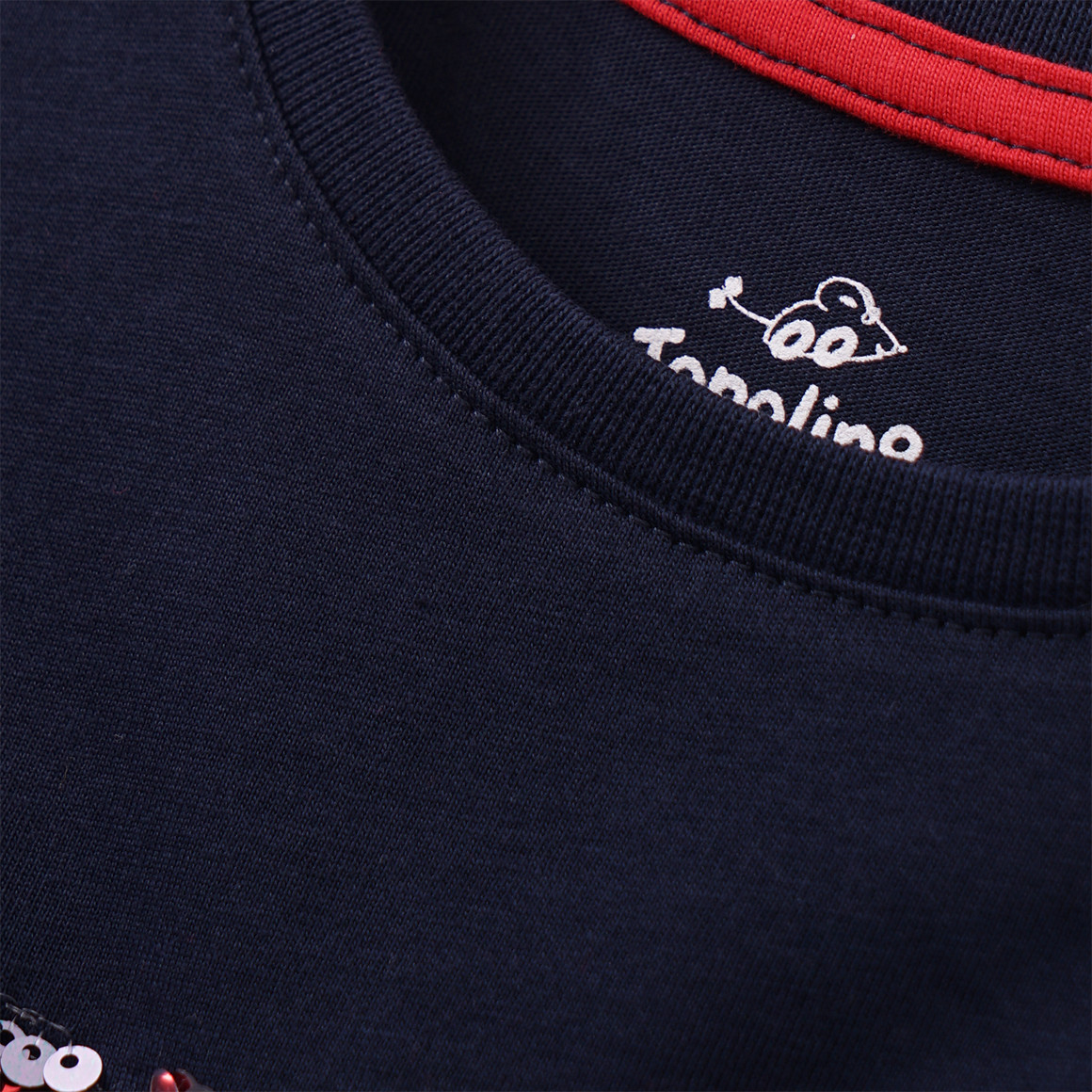 Jungen Langarmshirt mit Wendepailletten