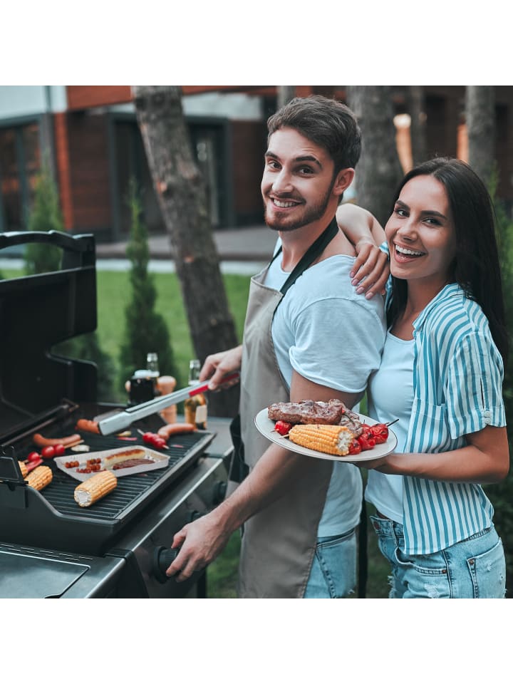 relaxdays 25 x Grillschale in Silber - (B)34 x (T)22 cm günstig kaufen onesize