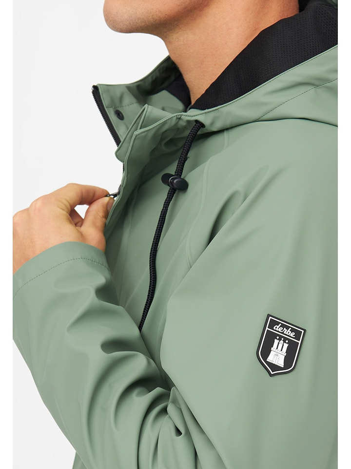 Derbe Regenjacke in Hellgrün günstig kaufen