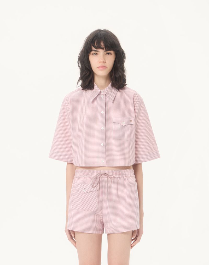 Camisa com estampa xadrez