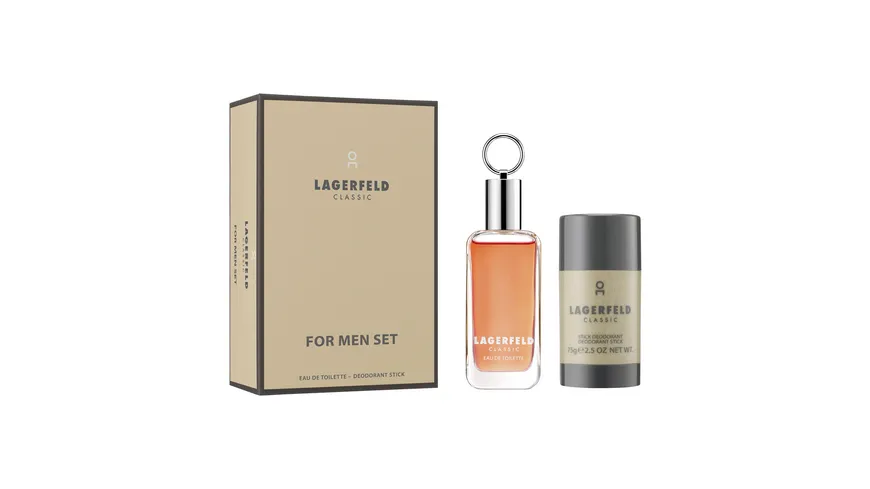 KARL LAGERFELD Classic Eau de Toilette und Deo Stick Geschenkpackung 30 ml