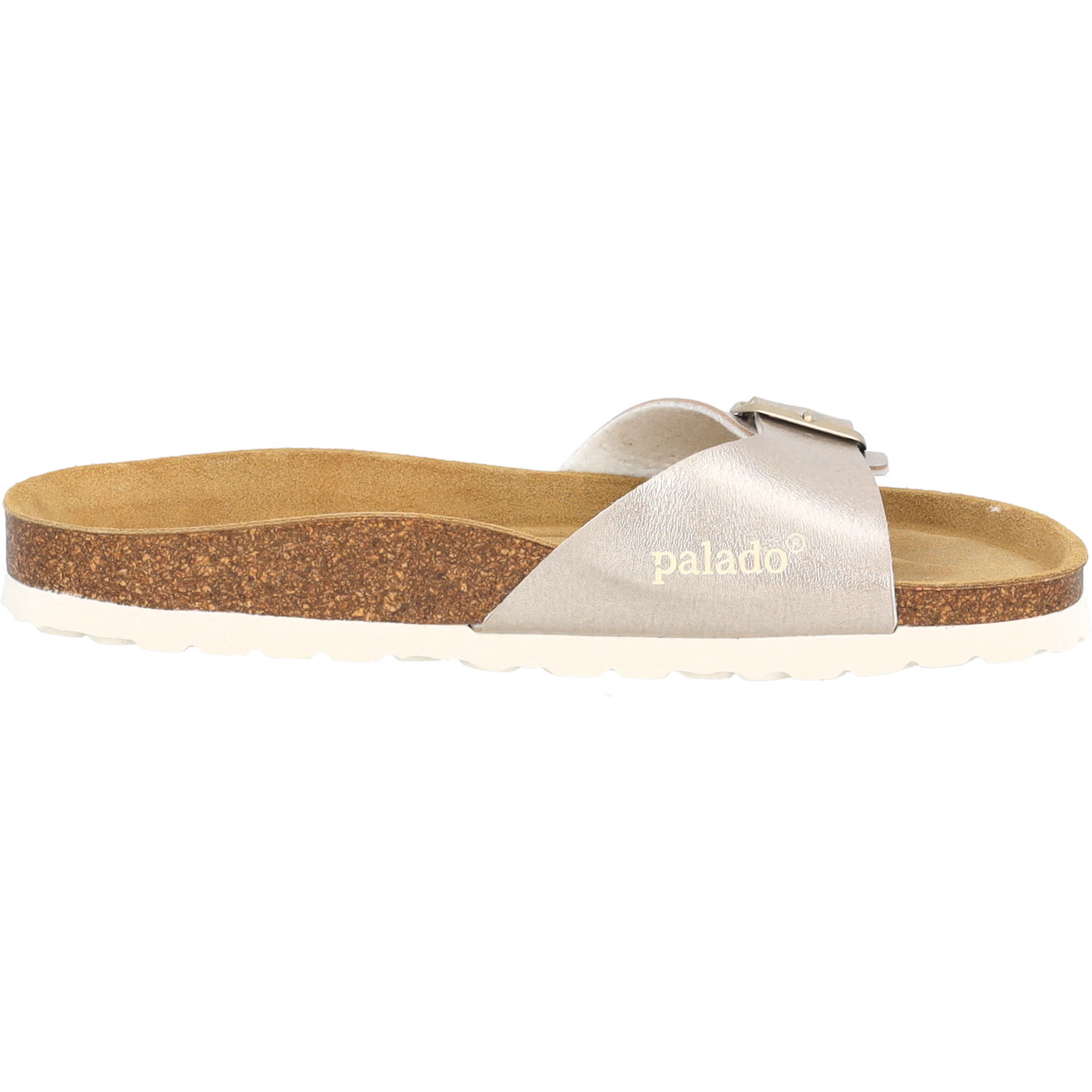 Palado Malta Metallic, Pantoletten, Damen, beige metallic