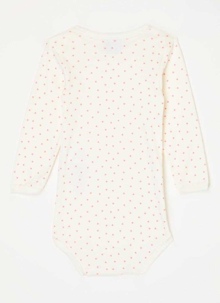 Petit Bateau zestaw 3 pajacyków z bawełny organicznej