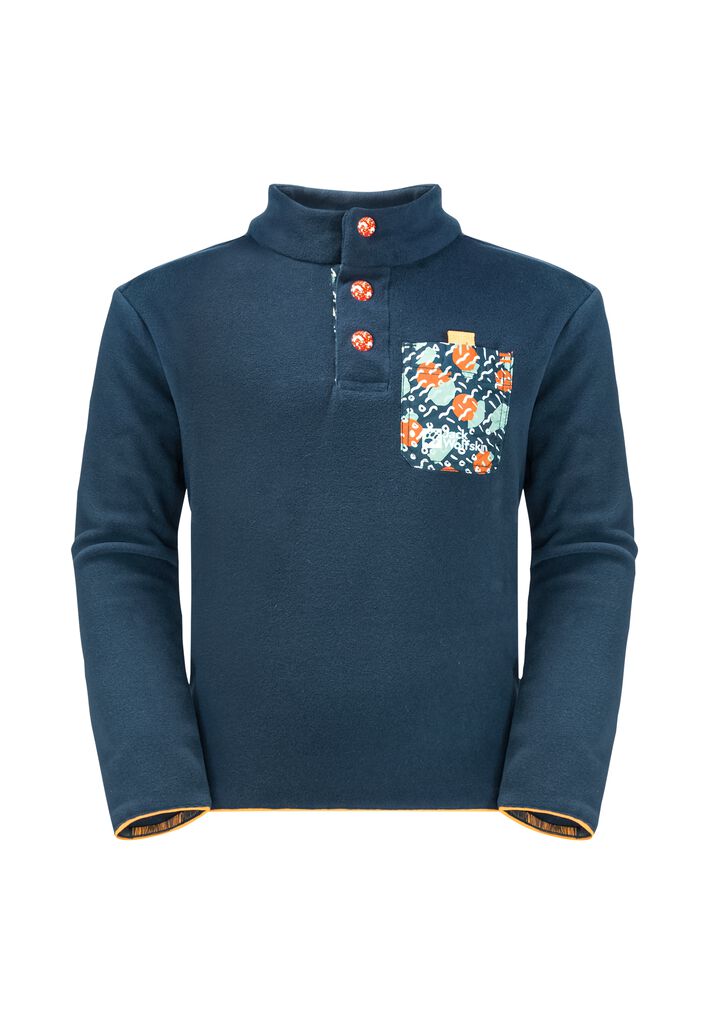 VILLI BUTTON FLEECE K Fleecepullover Kinder