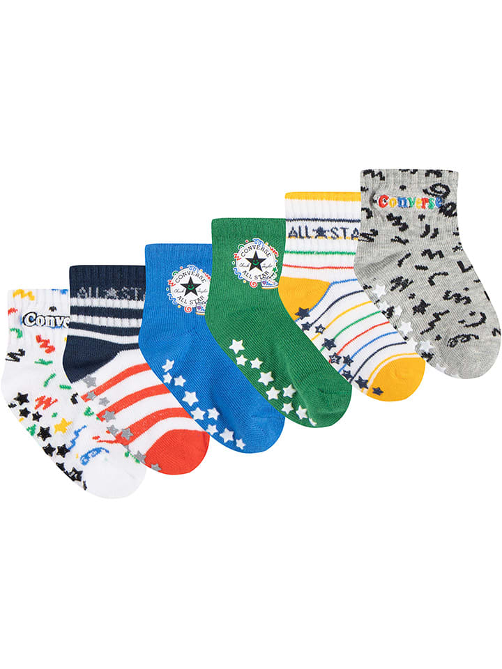Converse 6er-Set: ABS-Socken in Bunt günstig kaufen