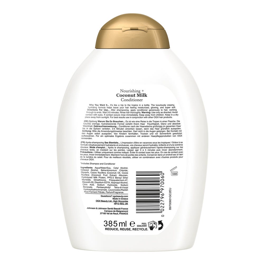 OGX Nourishing Coconut Milk Conditioner 385 ml