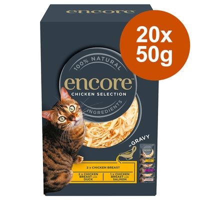 Sparpaket Encore Cat Gravy Pouch Mix 20 x 50 g
