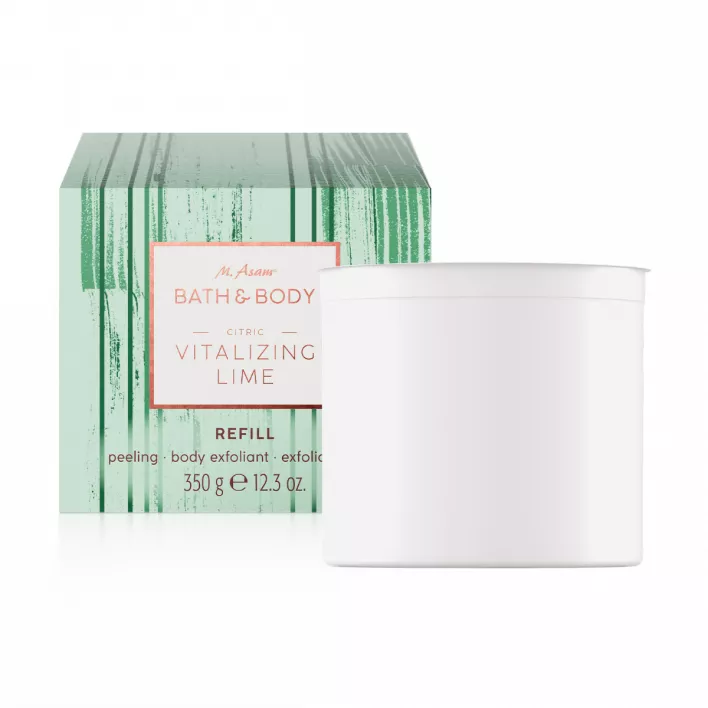 BATH & BODY VITALIZING LIME Refill Cup Körperpeeling