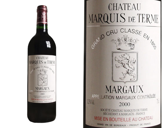 Château Marquis de Terme 2000 Bordeaux Margaux