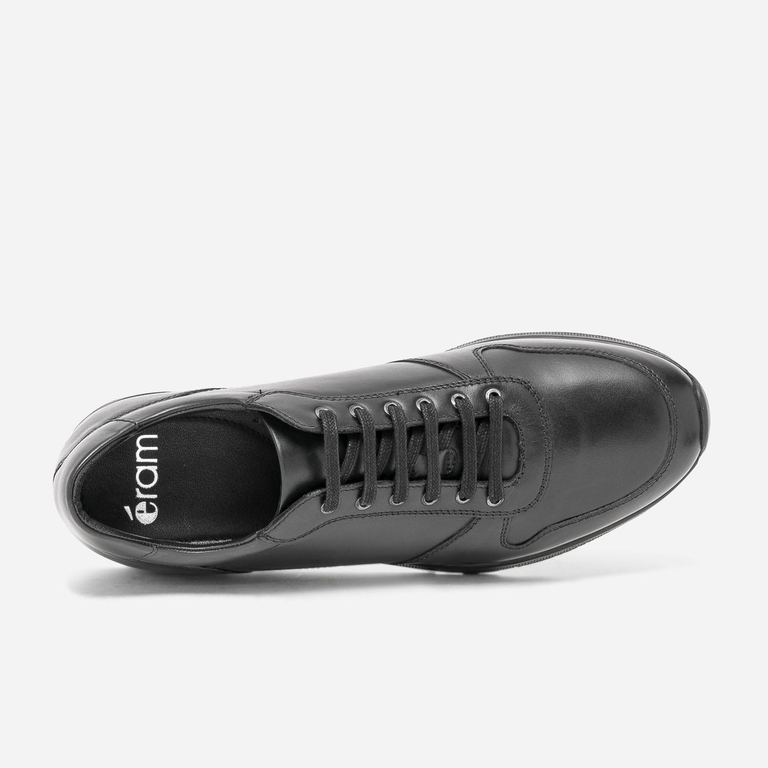 Tennis noire en cuir