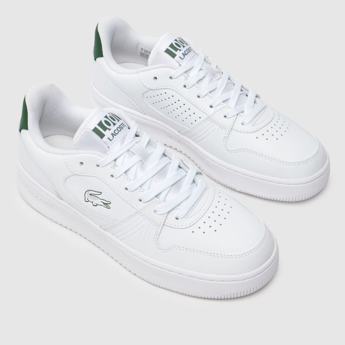 Lacoste – L001 – Vita och gröna träningsskor
