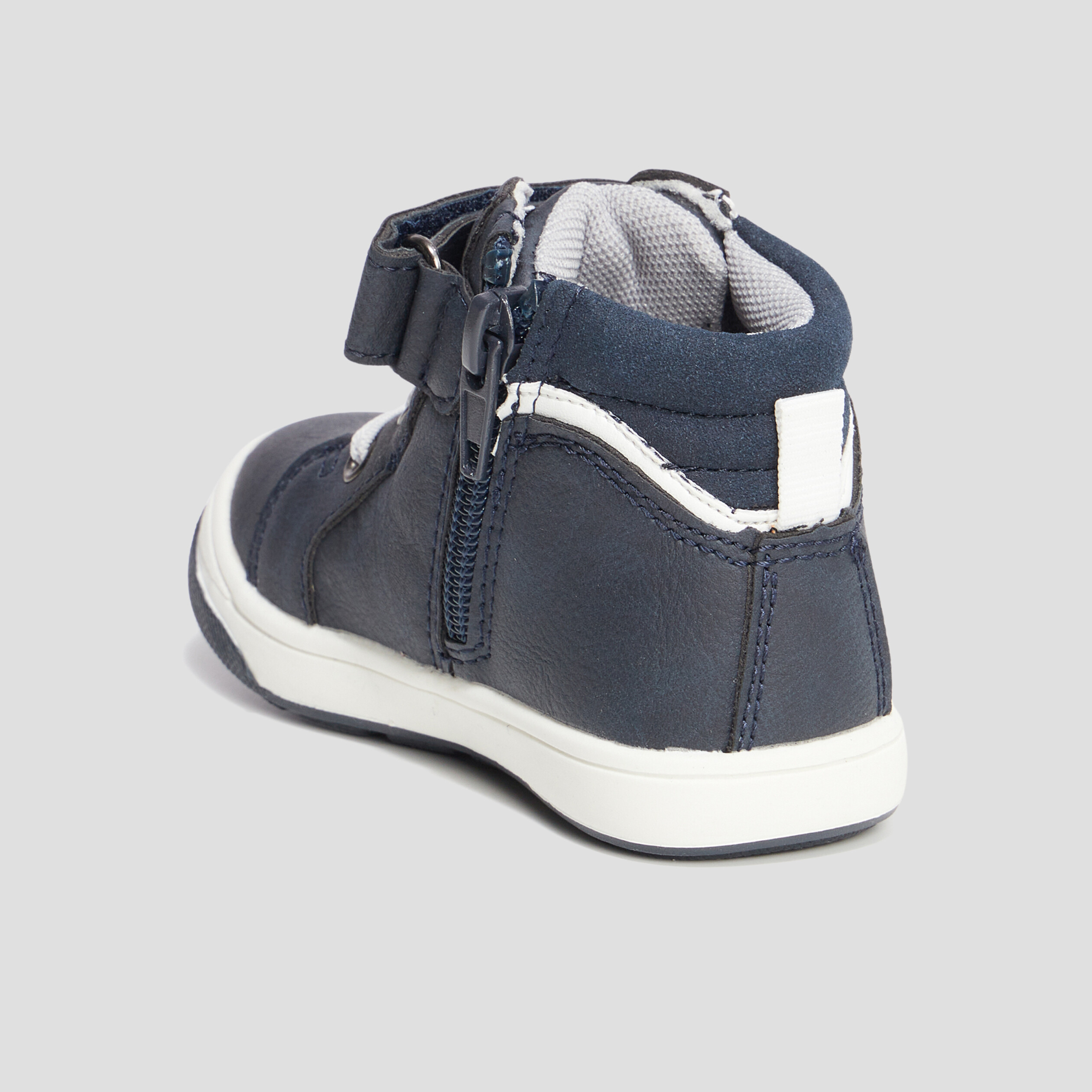 Baskets montantes Le Roi lion Simba bleu marine bébé garçon | La Halle