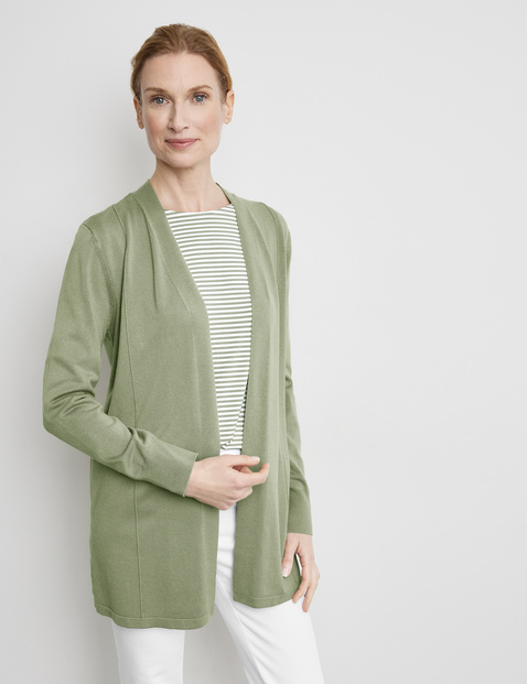 Offene Strickjacke